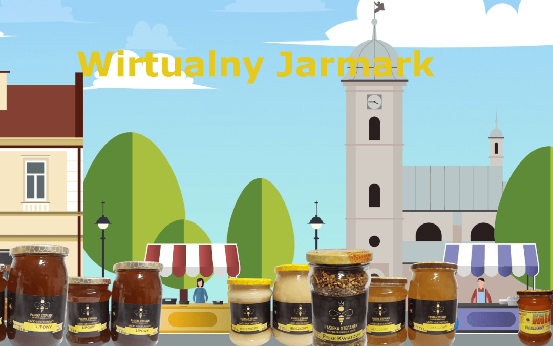 Miody z pasieki na świątecznych jarmarkach w Rzeszowie
