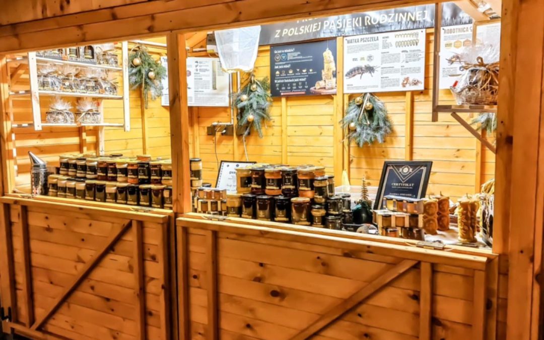 Miody z Pasieki Stefanek ponownie na jarmarku bożonarodzeniowym w Rzeszowie!