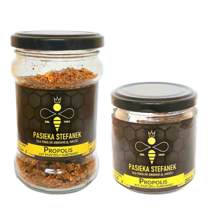 Propolis Pasieka Stefanek - słoiki 10 dag i 5 dag